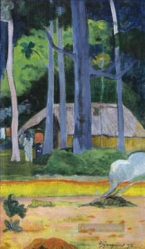 HUT UNTER DEN TREES Paul Gauguin Ölgemälde